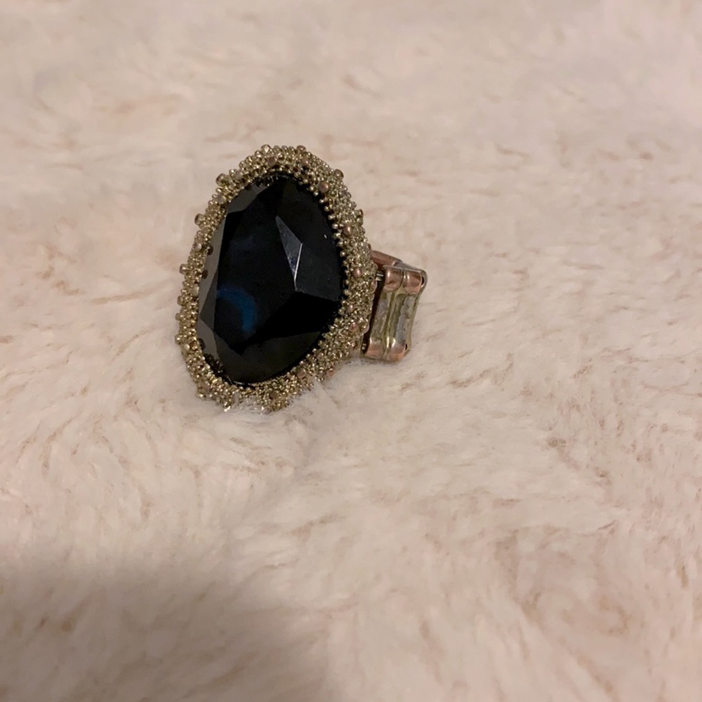 Gold and black ring